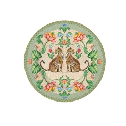 Easy Life Assiette à dessert JUNGLE VIBES> Services De Table En Porcelaine​|Jungle Vibes