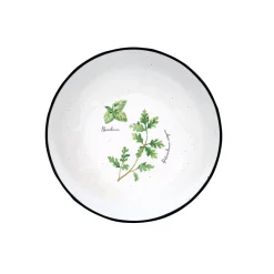 Easy Life Assiette creuse Ø 18 cm en porcelaine HERBARIUM> Quotidienne|Services De Table En Porcelaine​