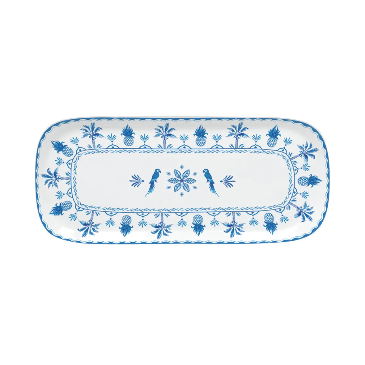 Easy Life Assiette de service bleue EXOTIC VIBES> Services De Table En Porcelaine|Exotic Vibes