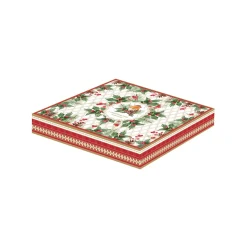 Easy Life Assiette en forme d’arbre CHRISTMAS BERRIES> Noël|Services De Table En Porcelaine​