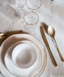 Easy Life Assiette en porcelaine Ø 26 cm A WHITE><noscript><img width=