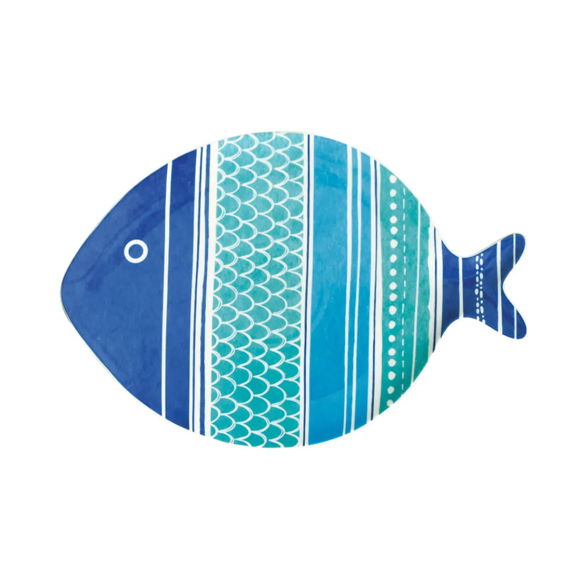 Easy Life Assiette en porcelaine de 30x7cm SEA FRIENDS – versColor 1> Services De Table En Porcelaine|Sea Friends