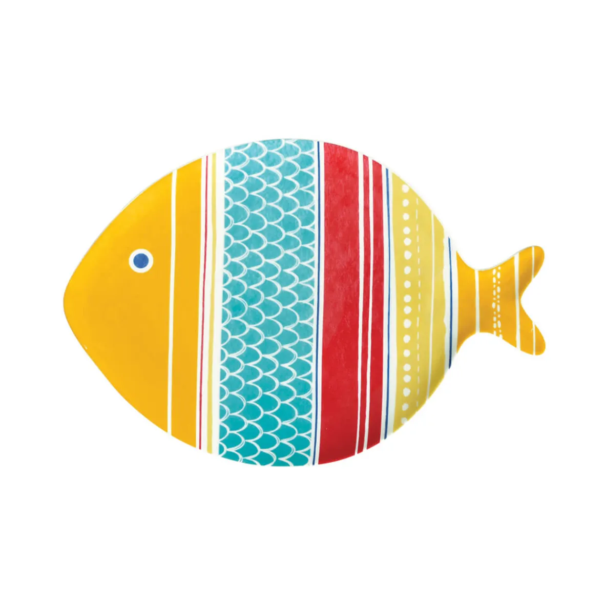 Easy Life Assiette en porcelaine de 30x7cm SEA FRIENDS – versColor 1> Services De Table En Porcelaine|Sea Friends