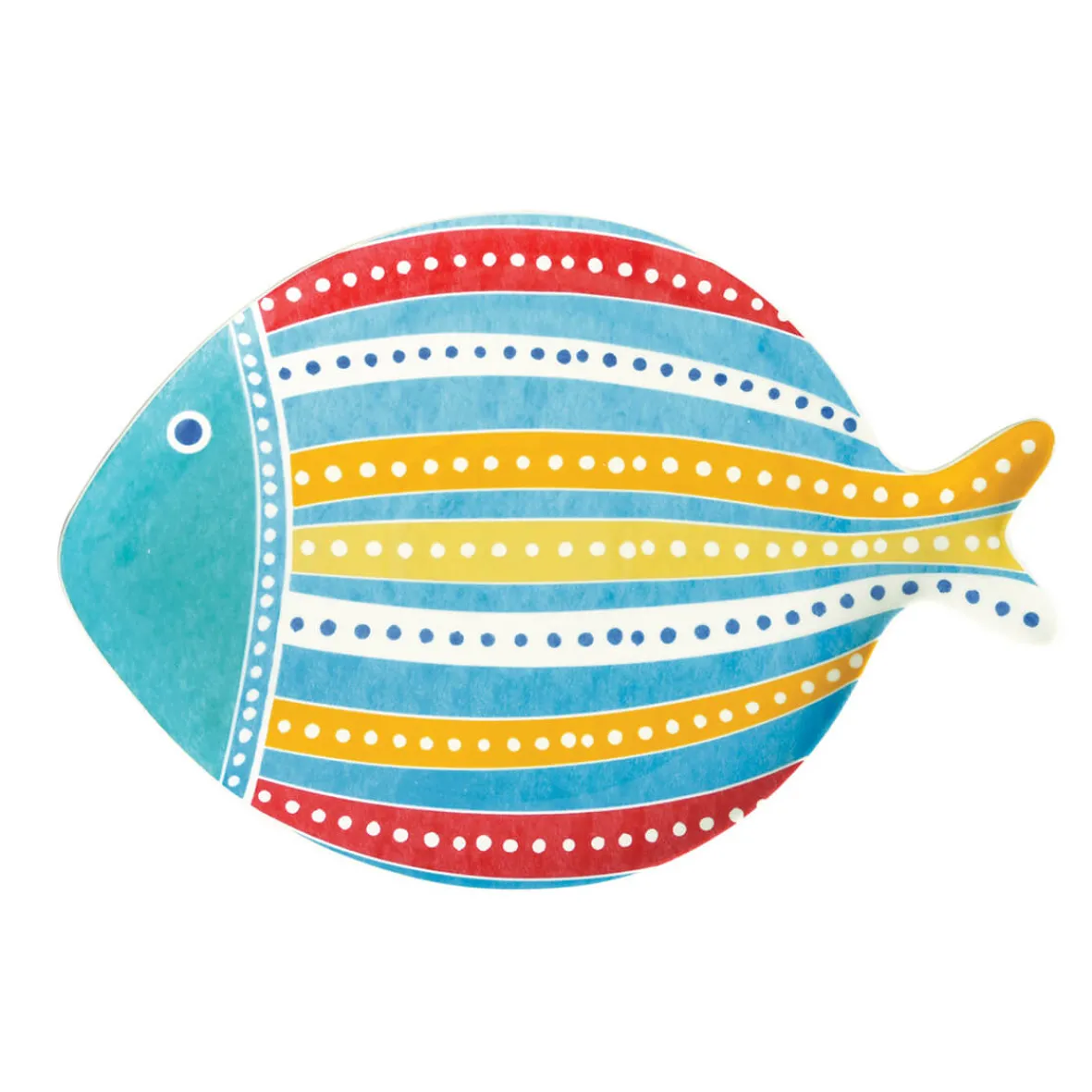 Easy Life Assiette en porcelaine de 30x7cm SEA FRIENDS – versColor 1> Services De Table En Porcelaine|Sea Friends