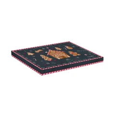 Easy Life Assiette forme 17 x 25 cm GINGERBREAD> Noël|Gingerbread