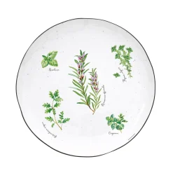 Easy Life Assiette plate Ø 26 cm en porcelaine HERBARIUM> Quotidienne|Services De Table En Porcelaine​