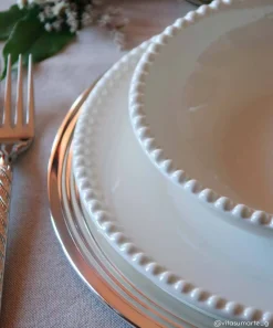 Easy Life Assiette plate Ø 26 cm Tiffany WHITE><noscript><img width=