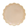 Easy Life Assiette plate beige FLEURI> Services De Table En Porcelaine​|Fleuri