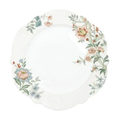 Easy Life Assiette plate en porcelaine de Ø 26 cm ZEN GARDEN WHITE> Romantique|Services De Table En Porcelaine​