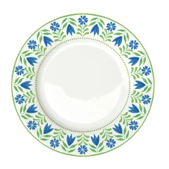Easy Life Assiette plate FLOWERS GARDEN> Services De Table En Porcelaine​|Flowers Garden