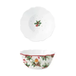 Easy Life Bol Ø 20 cm CHRISTMAS BERRIES> Noël|Services De Table En Porcelaine​