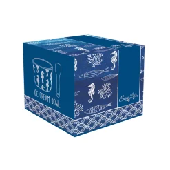 Easy Life Bol à glace avec cuillère SEA LIFE> Services De Table En Porcelaine​|Sea Life