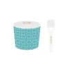 Easy Life Bol à glace avec cuillère TEXTURE 01> Services De Table En Porcelaine​