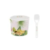 Easy Life Bol à glace avec cuillère TROPICAL 04> Services De Table En Porcelaine​