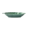Easy Life Bol en forme de feuille en porcelaine 26×11,5 cm TROPICAL LEAVES GREEN> Moderne|Services De Table En Porcelaine​