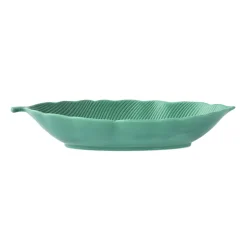 Easy Life Bol feuille en porcelaine 30×13 cm LEAVES LIGHT GREEN> Moderne|Services De Table En Porcelaine