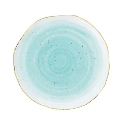 Easy Life Coffret de 6 assiettes en porcelaine Ø10 cm GREEN> Moderne|Services De Table En Porcelaine​