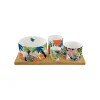 Easy Life Ensemble apéritif avec 4 bols TROPICAL VIBES> Coffret Cadeau|Services De Table En Porcelaine​