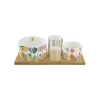 Easy Life Ensemble apéritif avec 4 bols TUTTI FRUTTI> Coffret Cadeau|Services De Table En Porcelaine​
