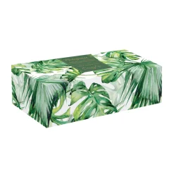 Easy Life Ensemble apéritif avec plateau en bambou et 2 bols en porcelaine en forme de feuille MADAGASCAR> Moderne|Services De Table En Porcelaine​