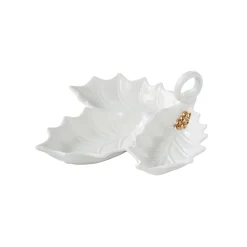 Easy Life Ensemble apéritif HOLLY & BERRIES WHITE> Noël|Services De Table En Porcelaine​