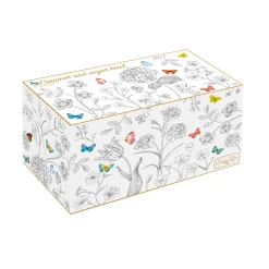 Easy Life Ensemble crémier et sucrier FLEURS ET PAPILLONS> Nature|Petit Dejeuner