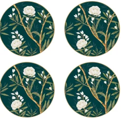 Easy Life Ensemble de 4 assiettes à dessert ROYAL PEONIES> Services De Table En Porcelaine|Royal Peonies