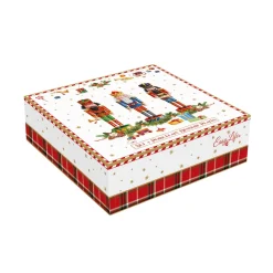 Easy Life Ensemble de 4 assiettes àdessert Vintage NUTCRACKER> Noël|Services De Table En Porcelaine​