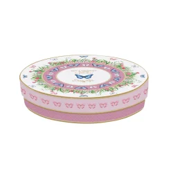 Easy Life Ensemble de 4 assiettes àdessert SPRING PARADE> Romantique|Services De Table En Porcelaine​