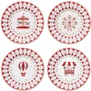 Easy Life Ensemble de 4 assiettes àdessert CHRISTMAS WONDERLAND> Noël|Services De Table En Porcelaine​