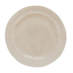 Easy Life Ensemble de 6 assiettes en porcelaine de Ø 26,5 cm BEIGE> Moderne|Services De Table En Porcelaine​
