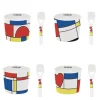 Easy Life Ensemble de 4 bols à glace avec cuillères MONDRIAN> Services De Table En Porcelaine​