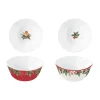 Easy Life Ensemble de 2 bols CHRISTMAS BERRIES> Noël|Services De Table En Porcelaine​