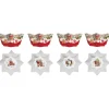 Easy Life Ensemble de 4 bols CHRISTMAS MEMORIES> Noël|Services De Table En Porcelaine​