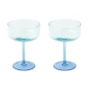 Easy Life Ensemble de 2 Champagne calices RAINBOW> Services De Table En Porcelaine​|Rainbow