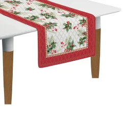 Easy Life Ensemble de 2 chemins de table CHRISTMAS BERRIES> Noël|Services De Table En Porcelaine​