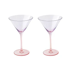 Easy Life Ensemble de 2 Martini calices RAINBOW> Services De Table En Porcelaine​|Rainbow
