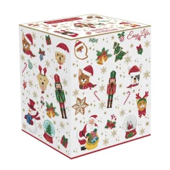 Easy Life Ensemble de 6 mugs avec couvercle et infuseur CHRISTMAS FRIENDS> Noël|Petit Dejeuner