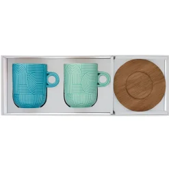 Easy Life Ensemble de 2 mugs avec soucoupe TAKE A LOOP ASS.1><noscript><img width=