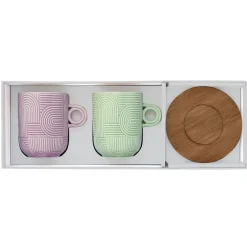 Easy Life Ensemble de 2 mugs avec soucoupe TAKE A LOOP ASS.3><noscript><img width=