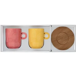 Easy Life Ensemble de 2 mugs avec soucoupe TAKE A LOOP ASS.2><noscript><img width=