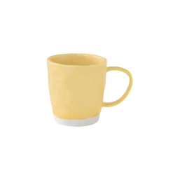 Easy Life Ensemble de 6 mugs en porcelaine de 350 ml INTERIORS YELLOW> Moderne|Petit Dejeuner