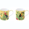 Easy Life Ensemble de 2 mugs EXOTIC PARADISE> Petit Dejeuner|Exotic Paradise