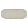 Easy Life Ensemble de 3 plateaux ovales en porcelaine de 38×16 cm LIGHT GREY> Moderne|Services De Table En Porcelaine​