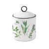 Easy Life Ensemble de 2 pots en porcelaine, dimensions Ø 10,5×15,5 cm HERBARIUM> Quotidienne|Cuisine