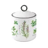 Easy Life Ensemble de 3 pots en porcelaine, dimensions Ø 9×13 cm HERBARIUM> Quotidienne|Cuisine