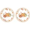 Easy Life Ensemble de 2 sets de table Ø 34,5 cm HARVEST> Services De Table En Porcelaine​|Harvest