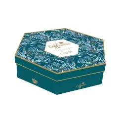 Easy Life Ensemble de 6 tasses à espresso de 110 ml avec soucoupes en bambou COFFEE Mania JUNGLE> Coffret Cadeau|Petit Dejeuner