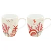 Easy Life Ensemble de 2 tasses CORAL REEF> Petit Dejeuner|Coral Reef