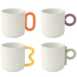 Easy Life Ensemble de 4 tasses CREATIVE> Petit Dejeuner|Creative